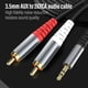 thumbnail image 3 of Cable de audio HieBee RCA a 3,5 mm AUX 1,5 m/4,9 pies para teléfonos inteligentes, 3 of 6