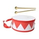 thumbnail image 1 of Tambor De Mano De Doble Cara Con Baqueta, Capacidad Para Los Ojos, Juguete Montessori Duradero, Rojo Y Blanco, 1 of 3