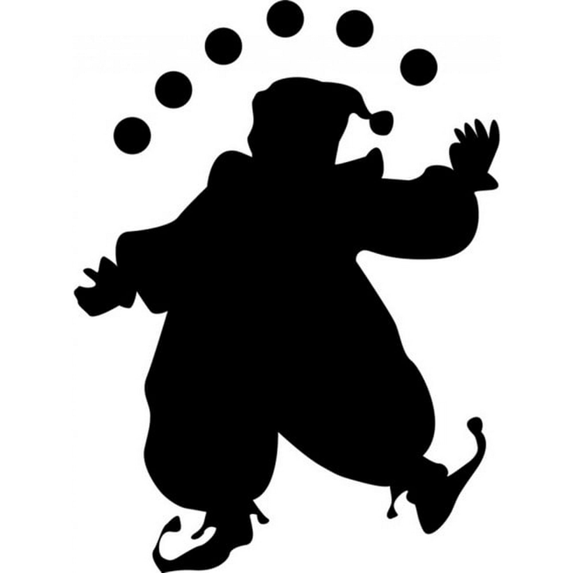Rienda Libre Graphics - Decomural Clown Juggling Circus Ws-18029