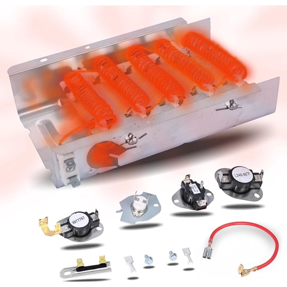 Elemento calefactor para secadora Owigift para Whirlpool modelo WED4815EW1