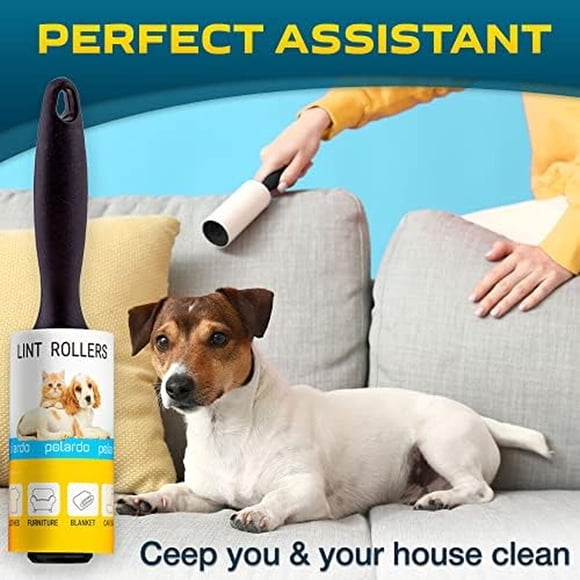 Rodillo Quitapelusa Polardo 450 Hojas Pelo Mascotas Sticky
