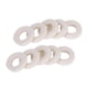 thumbnail image 4 of 10x Arandela de fieltro Cojín Cojín Kits de mantenimiento de accesorios Pieza de repuesto profesional Juego duradero para válvula de trompeta Cornet , Blanco, 4 of 5