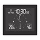 thumbnail image 4 of Reloj De Ducha LCD Digital De Pared De Escritorio, Pantalla LCD De Temperatura Y Humedad, Color Negro, 4 of 5