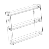 Magideal - 3 Niveles Rack De Pared De Esmalte De Uñas Acrílico 98X23X122 Pulgadas Accesorios Instalar Fácilmente Aceites Esenciales Visualización Estante Multifu