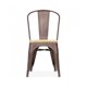 thumbnail image 1 of Silla Tolix Asiento Madera Replica Gunmetal, 1 of 4