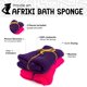 thumbnail image 2 of Esponja de Baño AFRIKI Pack de 2 (Morado y Rosa), 2 of 9