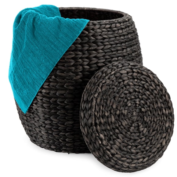 Cesta de almacenamiento Best Choice Products Vintage Jacinth Black