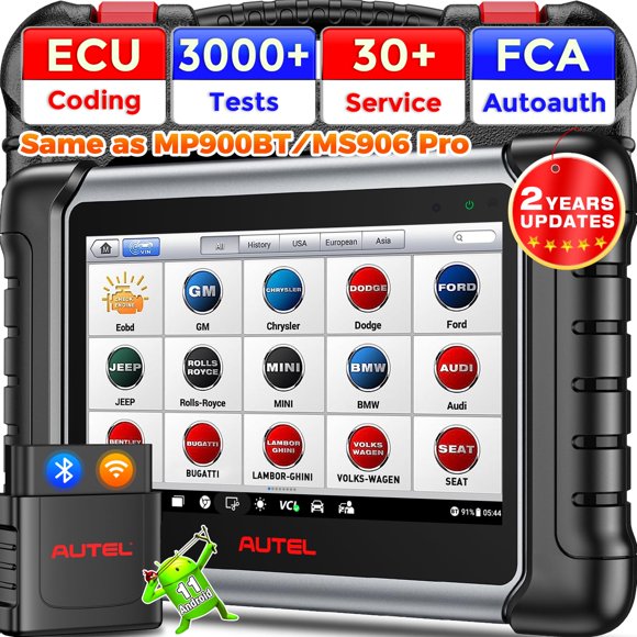 Escáner Autel MP808BT PRO – Actualizaciones de 2 años