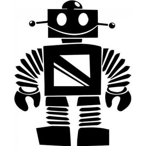 Rienda Libre Graphics - Decomural Happy Robot Aliens Space Ws-32760