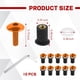 thumbnail image 2 of Tornillos Hovom M5 16 mm Aluminio Kit 10 Piezas Parabrisas, 2 of 3