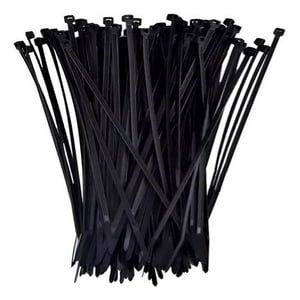 Metalfer - Amarra Cable Negro 4.8X200Mm Paquete De 100Un