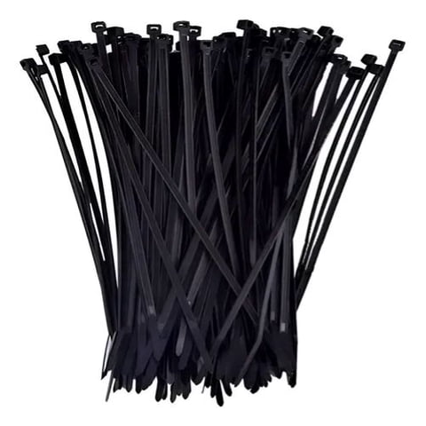 Metalfer - Amarra Cable Negro 4.8X200Mm Paquete De 100Un