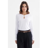 Fashionspark - Polera Mujer Ajustado Blanco - Ll