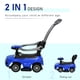 thumbnail image 3 of Cochecito de coche Push Aosom 2 en 1 para niños de 1 a 3 años, azul, 3 of 9