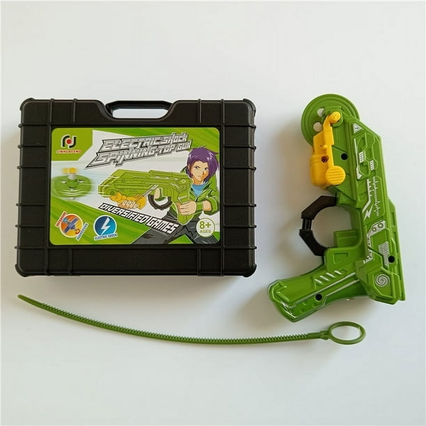 The New Tricky Decompression Virtual Current Electric Shock Magic Racing Battle Top Gun Toys For Boy Children, Random Style