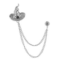 Magideal - Sombrero Borla Broche Esmoquin Accesorios Broche Solapa Camisas Insignia Mujeres Hombres