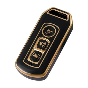 Genérico - Carcasa Para Llave De Motocicleta, Protección De 360 Grados, Funda Para Llavero Para Honda Sh125, Color Negro