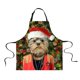 thumbnail image 4 of Delantal De Navidad Unisex Babero De Cocina Delantal Para Cocinar/Hornear Suministros Para Fiestas H, 4 of 5