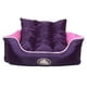 thumbnail image 1 of Cama Reversible Doble Color Perro Talla Xl Morado, 1 of 1