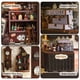 thumbnail image 4 of Kit Book Nook UFLJPKS de casa en miniatura DIY con luz LED, 4 of 7