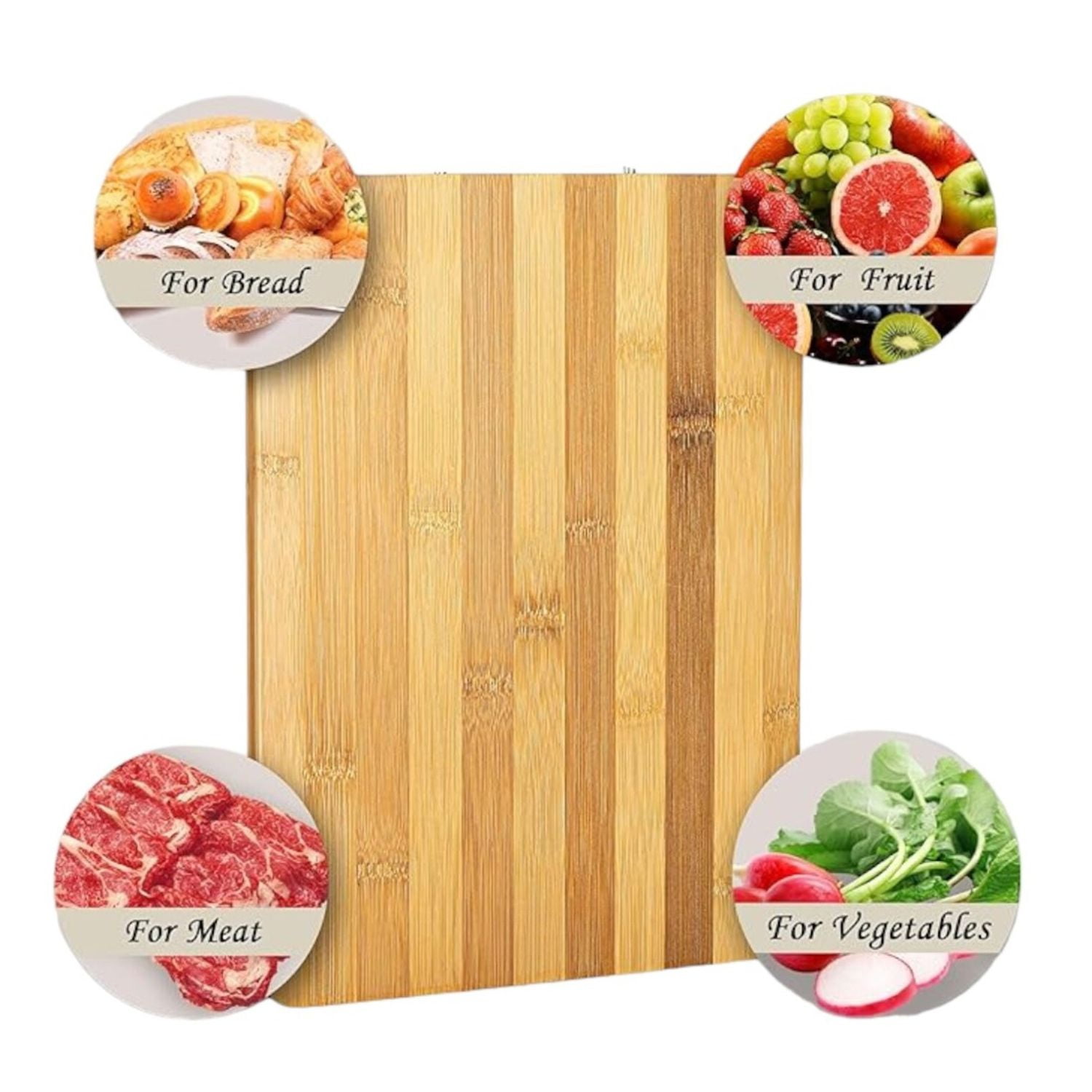 Disparo - Tabla De Madera Bambú Multiusos Para Cortar Vegetales