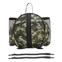Magideal - Bolsa De Baloncesto Universal, Soporte Para Mochila, Bolsillos De Malla Ligeros, Correa De Hombro Ajustable, Mochilas De Almacenamiento, Pelota De , Verde