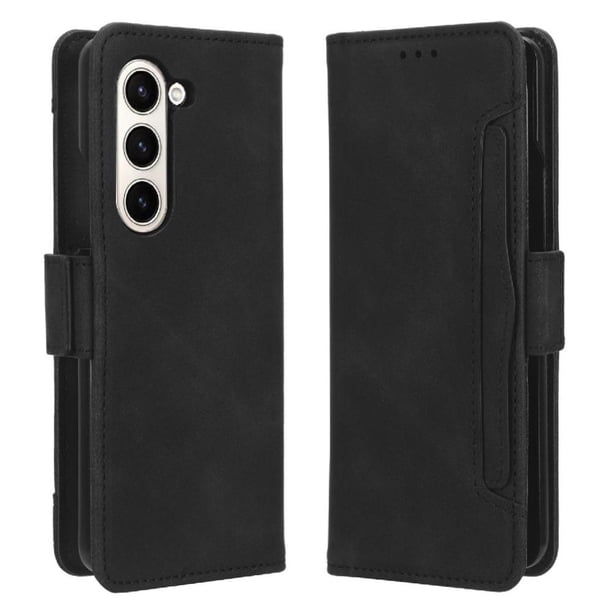 Funda Tipo Billetera FOXDOCK para Samsung Galaxy Fold 6 – Tapa Flip con Tarjetero