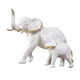 thumbnail image 3 of Figuritas De Resina Escultura Estatuas De Elefante Para Boda Dormitorio Año Nuevo Hogar Blanco Con Niños, 3 of 5