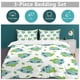 thumbnail image 5 of Bulbasaur Bed Duvet Cover Funny Anime Cartoon Bedding Sets Lightweight 3 Piece Comforter Sets, 5 of 5