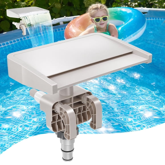 Cascada para piscina Hanaoyo - flujo suave para piscinas elevadas, ideal para decoración exterior y relajación