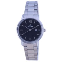 Reloj Westar Black Dial Stainless Steel Quartz 40245 Stn 103 Women'S Watch