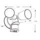 thumbnail image 5 of Luminaria RAB LU160W Sensor de movimiento ajustable 3000K-5000K, 5 of 5