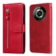 thumbnail image 4 of Funda con Cremallera para Realme 11 Pro Plus, Carcasa Cartera de Cuero PU con Soporte y Tarjetero, 4 of 6