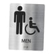 thumbnail image 2 of Placa De Letrero De Baño, Letrero De Baño Moderno Para Hombres Y Mujeres, Estilo De Baño De Negocios A, 2 of 5