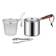 thumbnail image 1 of Sartén Profunda Con Asa, Freidoras, Olla Para Freír, Para Restaurante, Patatas Fritas Al Aire Libre, 1 of 4