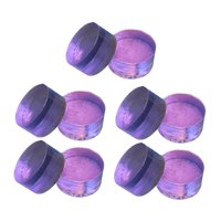 Ioensy - 10 Piezas De Repuesto Para Punta De Taco De Salto Y Quiebre Transparentes Para Deportes De Interior, Color Morado