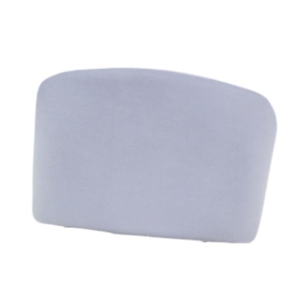 Funda Protectora Decorativa Para Respaldo De Silla De Oficina, Ideal Para Sala De Juegos, Estudio O Bodas. Color Blanco. 35 Cm X 48 Cm.