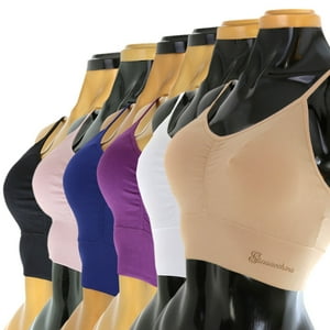 Giovacchino - Pack De 6 Sosten Peto Deportivo Seamless Talla M