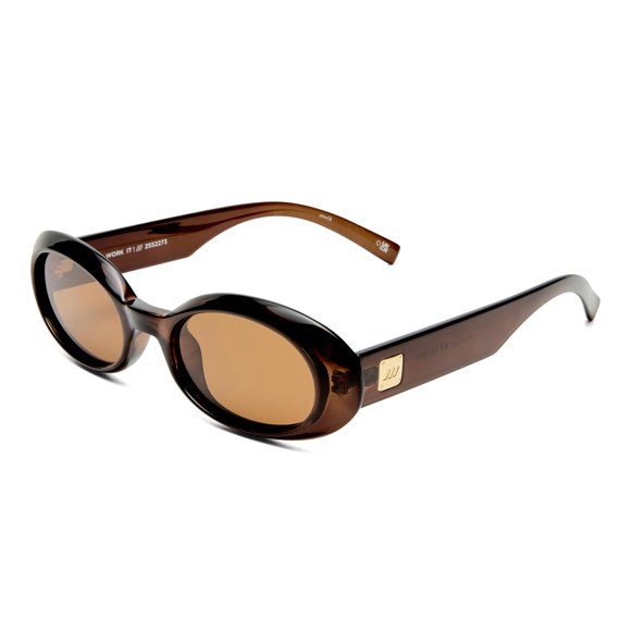 Gafas de sol Le Specs Work It Cocoa Oval unisex