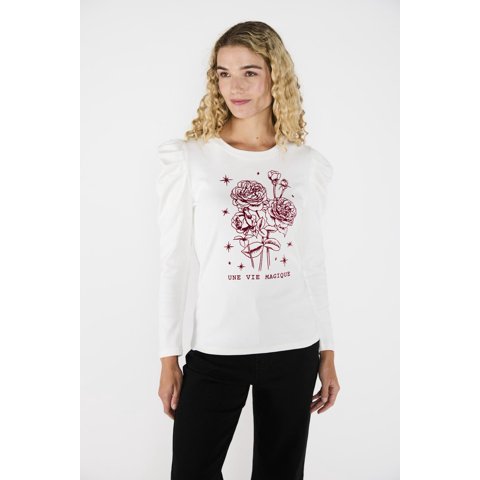 Eclipse - Polera Clair Crudo Crema Xl