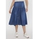 thumbnail image 2 of Falda Mujer Larga Denim Azul Oscuro Corona, 2 of 5