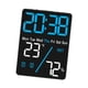thumbnail image 1 of Reloj Despertador Digital De Escritorio Con Enchufe, 12/24 Horas, Con Fecha Y Temperatura, Para Cocina, Retroiluminación Azul, 1 of 5