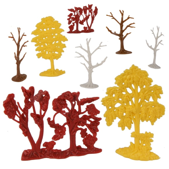 Set de 8 Árboles de Plástico Bosque Otoñal BMC Toys