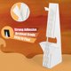 thumbnail image 4 of Respaldo para Caballete Lineco 30 cm Blanco - Pack de 25, 4 of 7