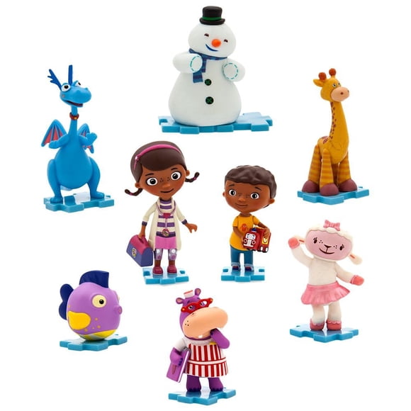 Disney Store Doc McStuffins Set Deluxe de 8 Figuras para Jugar