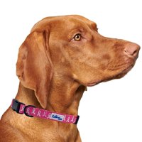 Cutie Ties - Collar De Perro Con Lazos Bonitos De Nailon Contra El Cáncer De Mama Para Perros Medianos