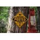 thumbnail image 5 of Boundary Marker Sign Minuteman Signs de aluminio amarillo, paquete de 10, 5 of 7