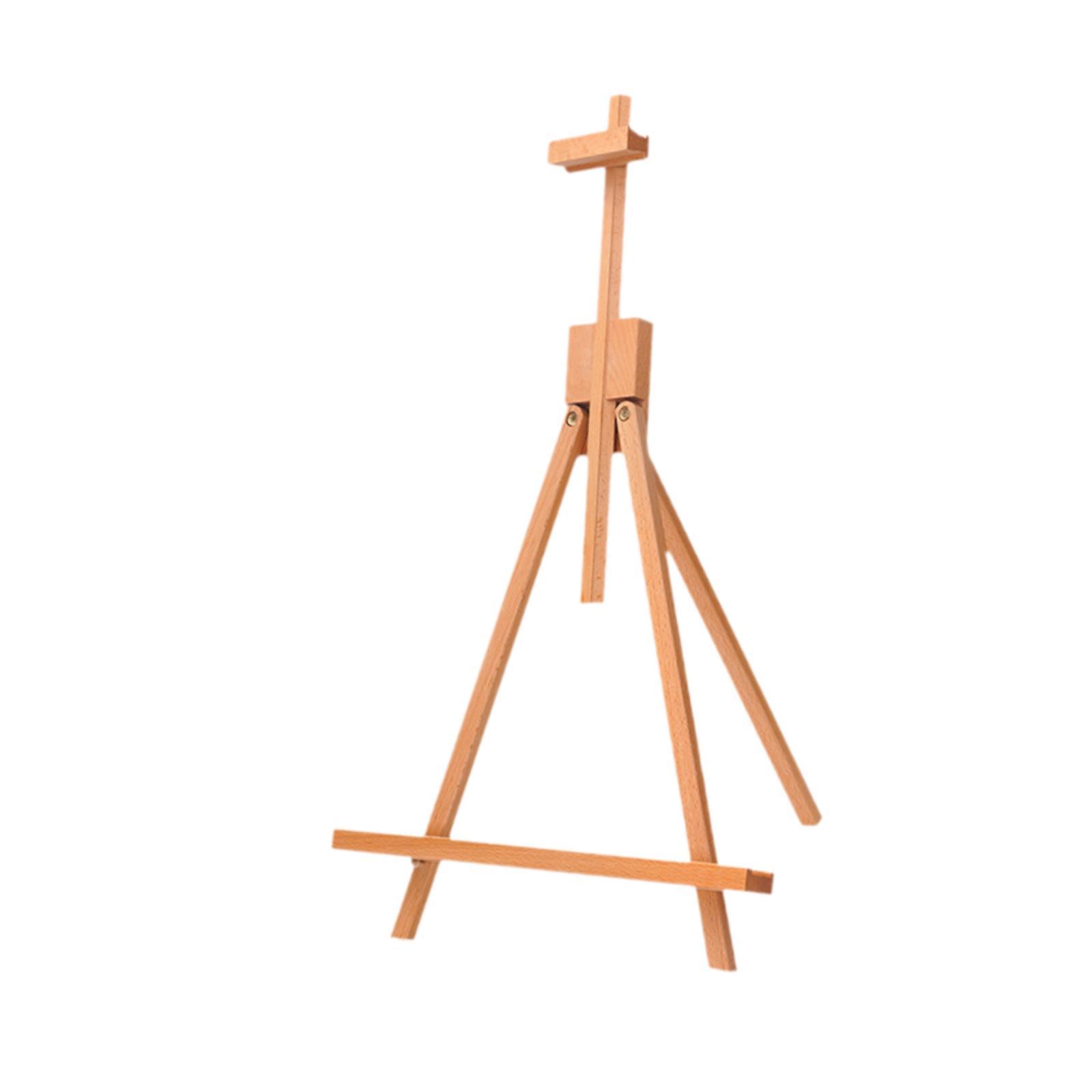 Magideal - Caballete De Pintura Caballete De Escritorio Caballete Plegable De Marco Resistente Caballete De Pintura Para Estudiantes Niños Artistas Principiantes Altura 50Cm A 80Cm