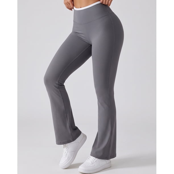 Calza Flare Tiro Alto Mujer Viral Premium - W2508