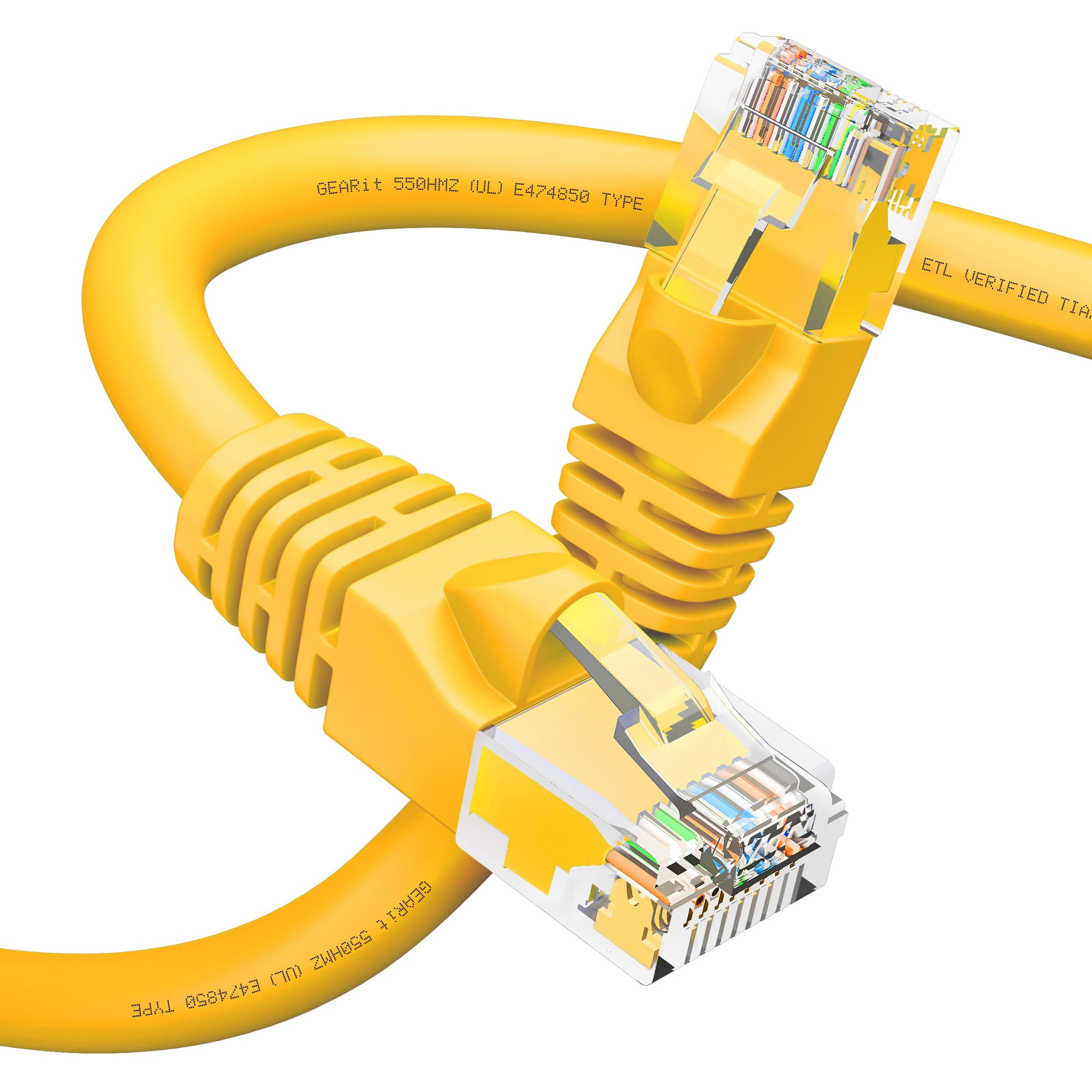 Cable Ethernet Gearit Cat 6 15 M (50 Pies) 10 Gbps Rj45 Amarillo